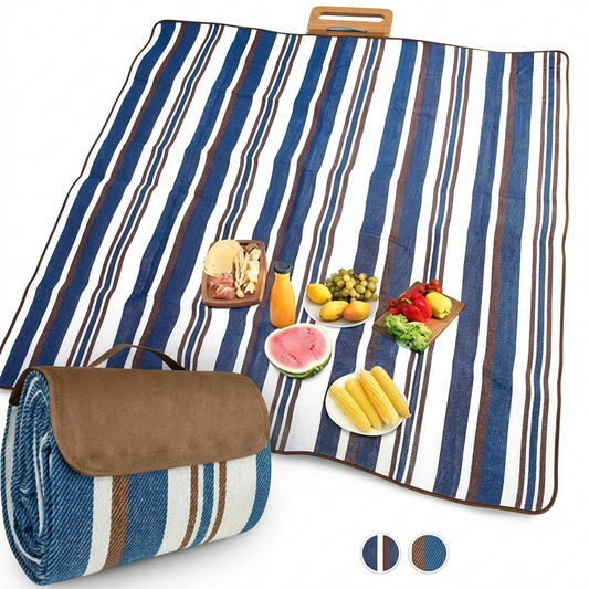 Picnic Mat – Dual-Layer Waterproof – Foldable – 59"x79" – Outdoor